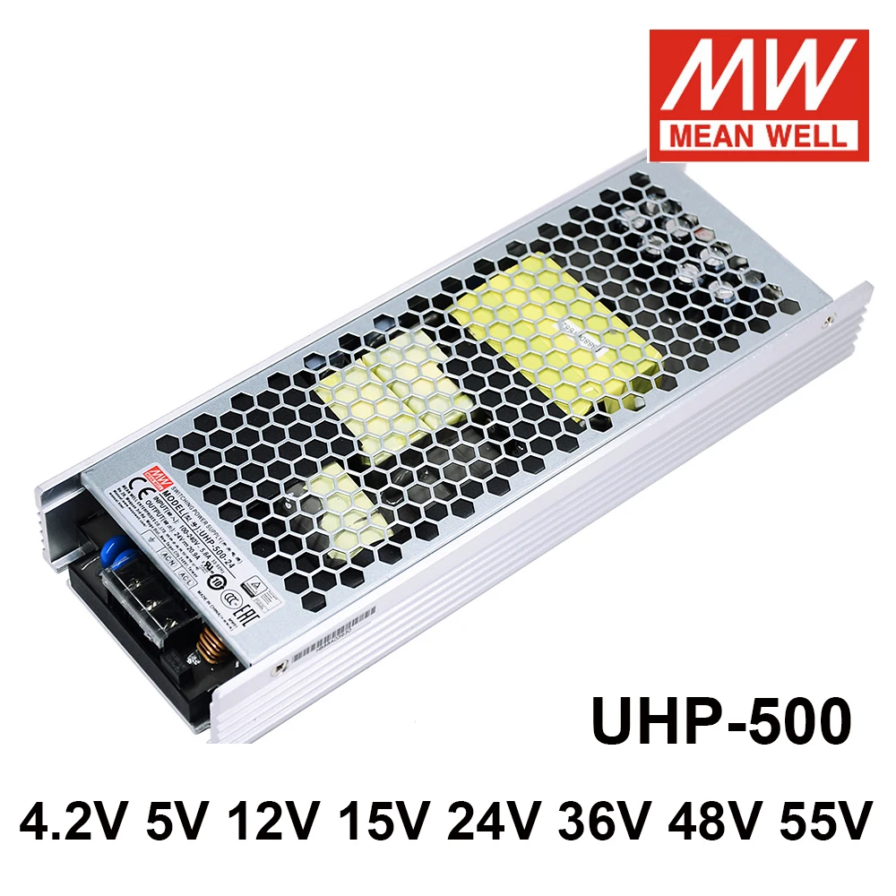 Импульсный источник питания с одним выходом MEAN WELL UHP-500 для светодиодного дисплея