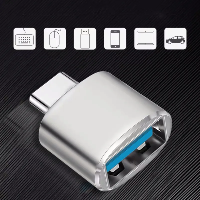 

Portable Type-C To USB Male To Female OTG Adapter Mobile Phone Charging Cable Adapter For Android Smartphones Phone Accessories