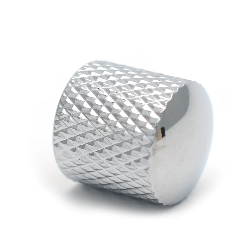 10pcs metall dome tone tunning knöpfe volume control tasten für elektrische gitarre bass chromschwarzgold durchmesser 18mm free global sh