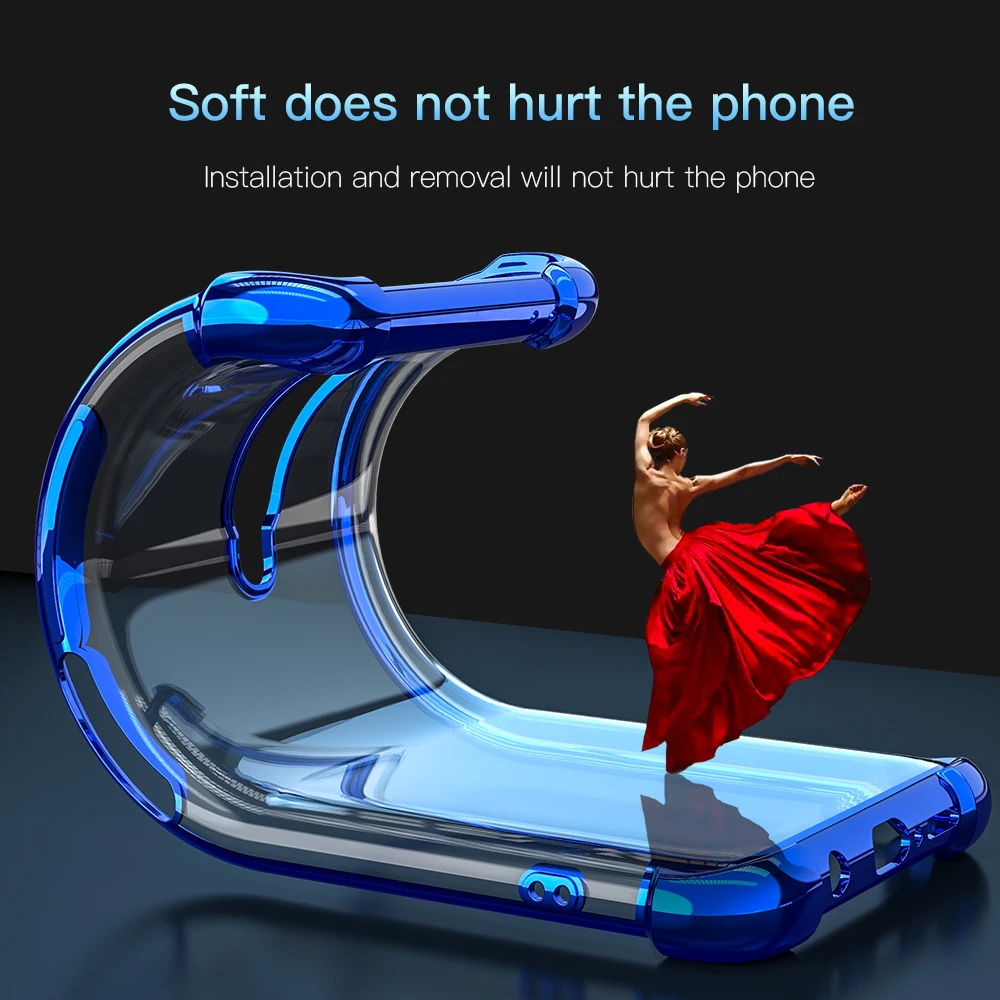 

KEYSION Shockproof Silicone Case for Redmi K30 K20 K20 Pro Note 8 8 Pro plating Phone Back Cover for Xiaomi Mi 9T Pro POCO X2 A3