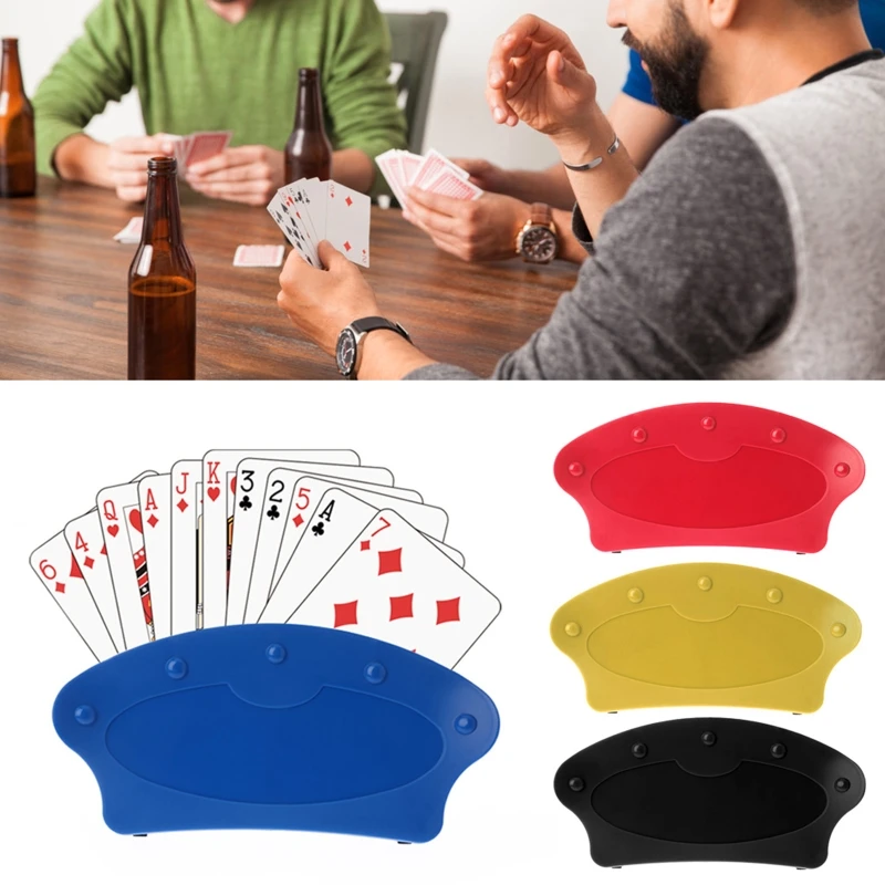 

Hands-Free Playing Card Holder Board Game Poker Seat Lazy Poker Base Organizes Hands Party Game