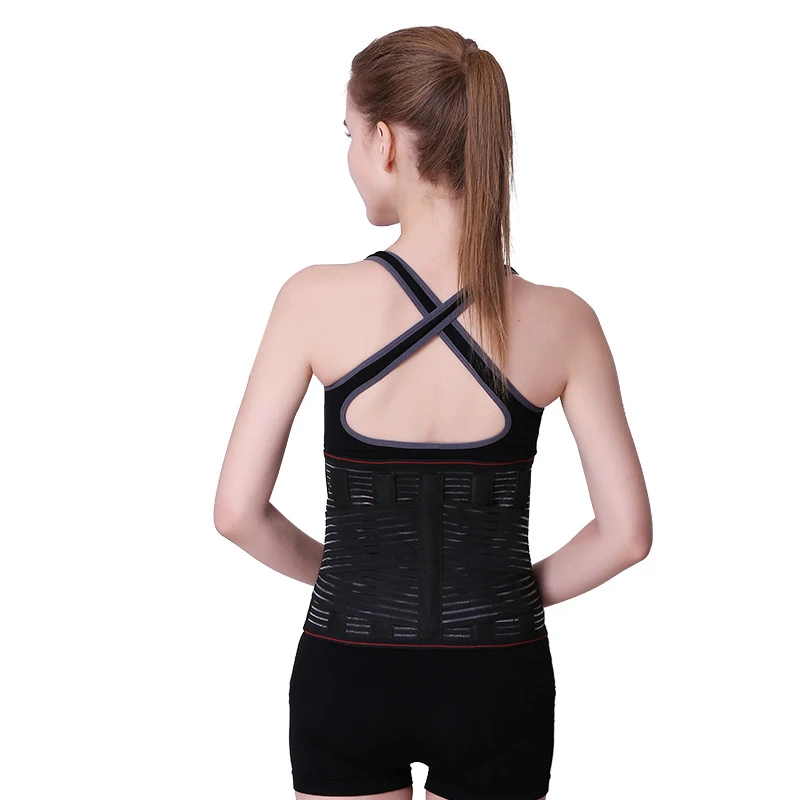 Женский и мужской пояс для фитнеса поддержки спины поясницы новый дизайн