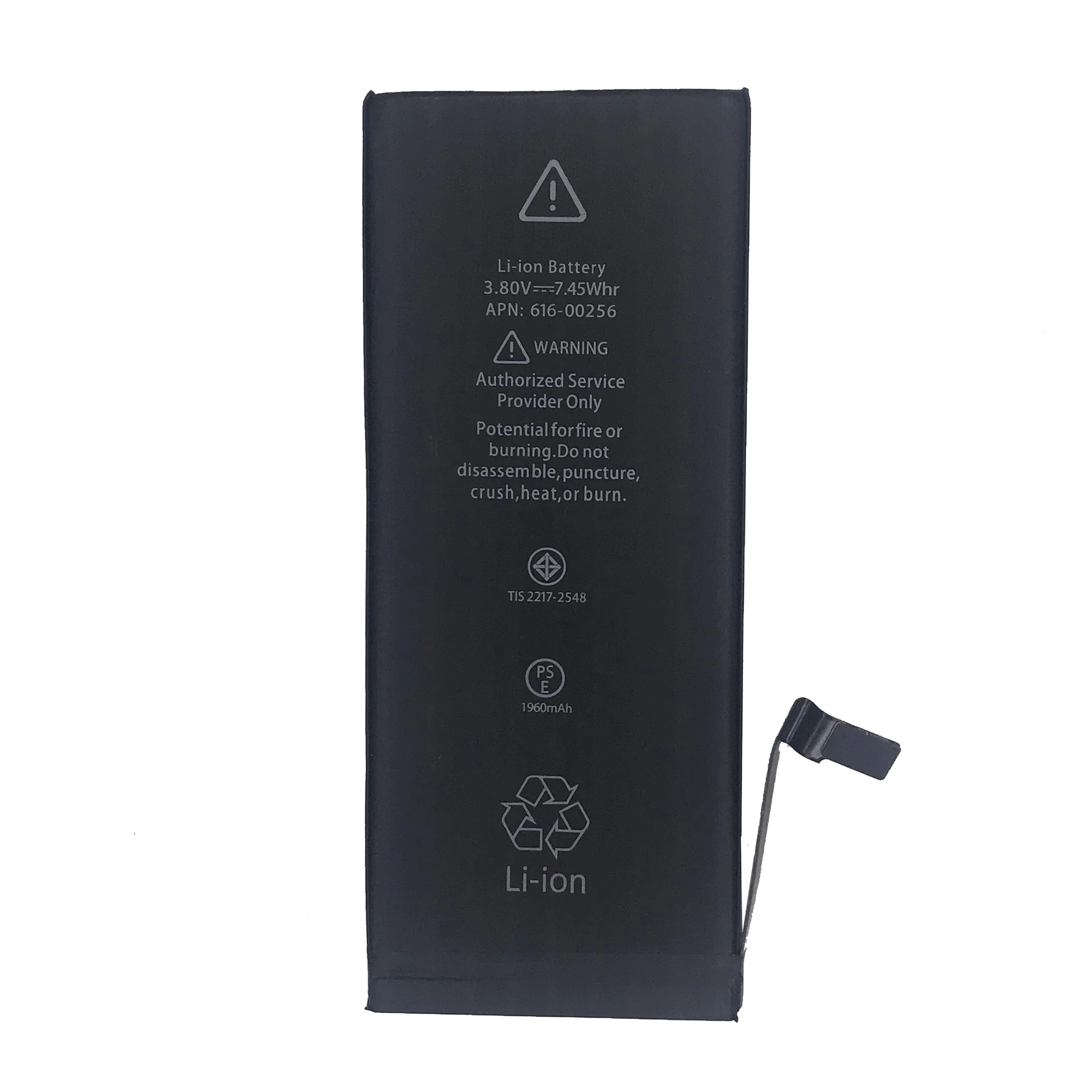 ITUF cell phone Parts Original lithium battery Capacity of 1960 mAh was replaced with iphone Apply to iPhone 7 |