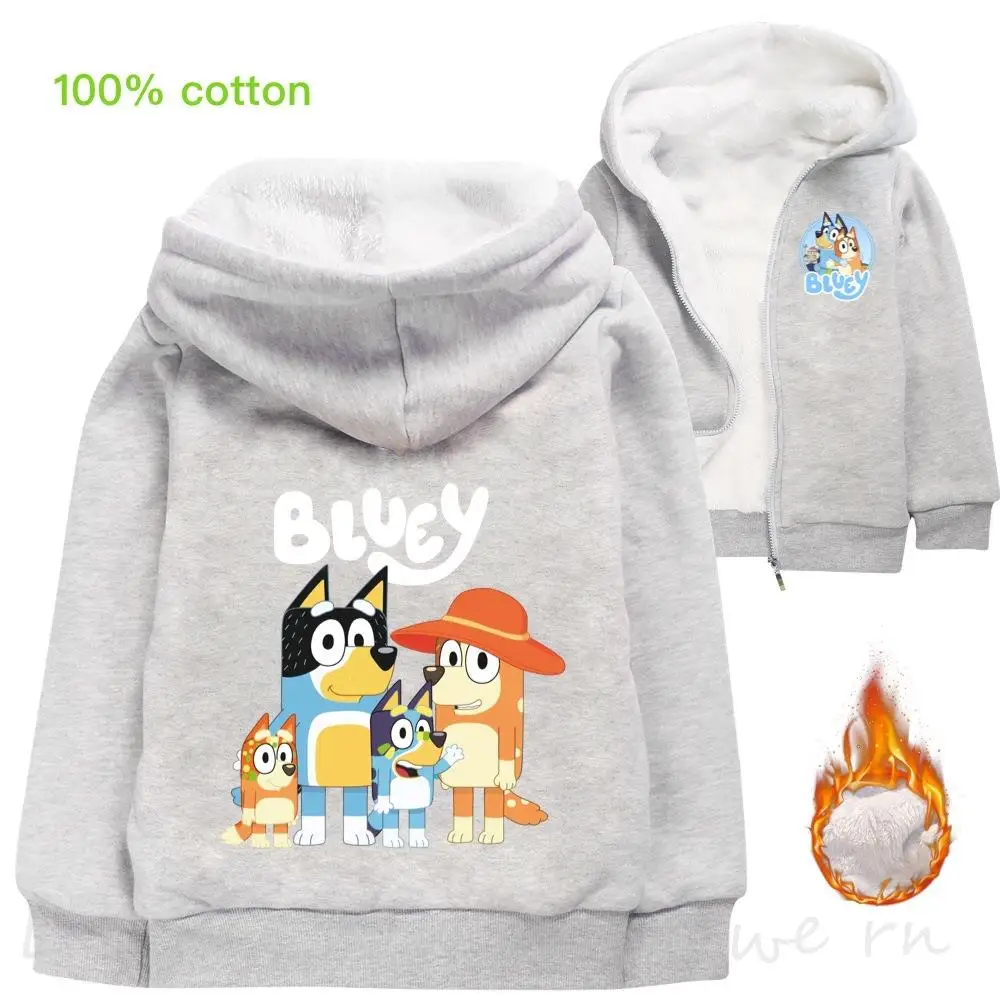 Новинка модные детские толстовки бинго Blueye одежда для мальчиков и девочек