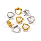 Пустые когти CTBA3BI 4706 Trilliant из меди для модных камней, серебристый, золотой, прочный набор, основание для украшений и одежды