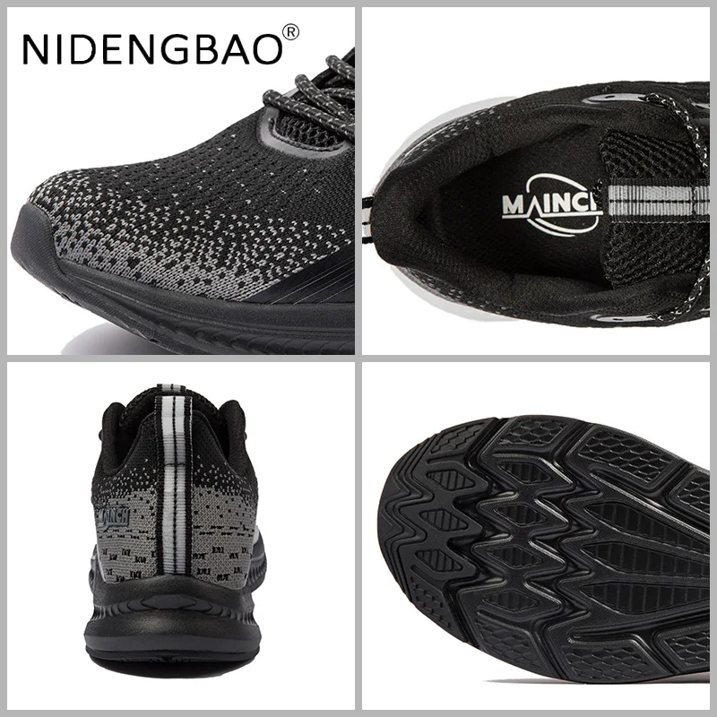 2021 Men's Sneakers Running Shoes Breathable Fly Weave Outdoor Walking Hiking Jogging Gym Male Sports Shoes Homme Big Size 50