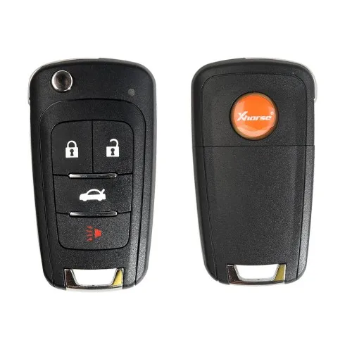 

KEYECU 5PCS/Lot Xhorse VVDI Universal Flip Remote Control Key 4 Button for Buick Type XKBU01EN