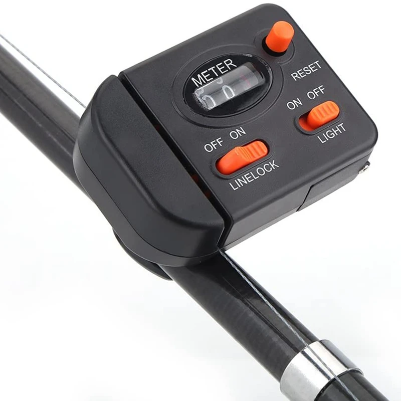 

Digital Fishing Line Length Counter 299.7Ft Depth Gauge Fishing Line Counter Multifunction Professional Fishing Tool