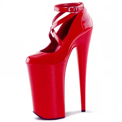 red 20cm heels SARAIRIS/большой размер 46, пикантные вечерние женские туфли-лодочки на высоком каблуке 20 см, 30 см, на платформе - Цвет: red 20cm heels