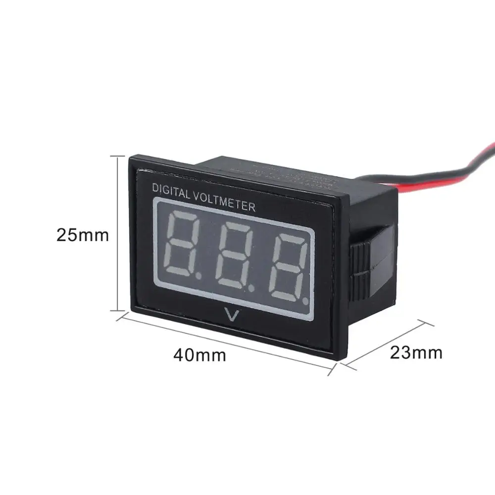 Proster 48V for Golf Cart Digital Volt Meter Battery Gauge Club Car LCD Voltmeter 15-120Volt Blue/Green/Red | Инструменты
