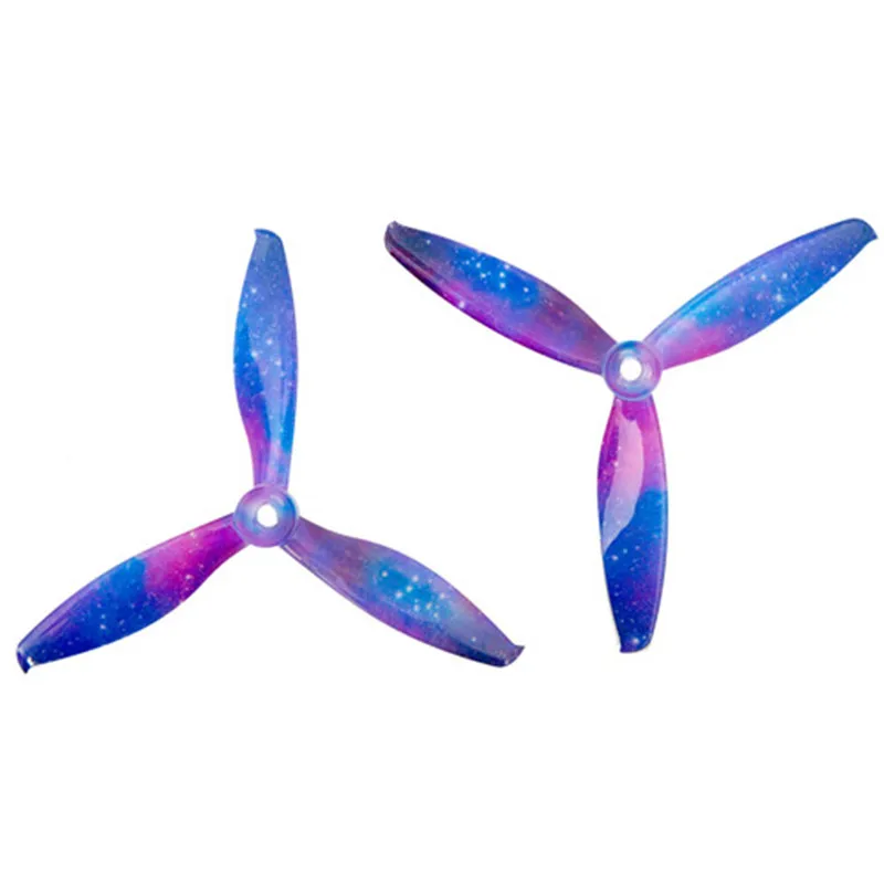 Новый Gemfan WinDancer 5043 5x4 3x3 3 blade 5 дюймов PC CW CCW звездное небо Пропеллер для 2205 2306