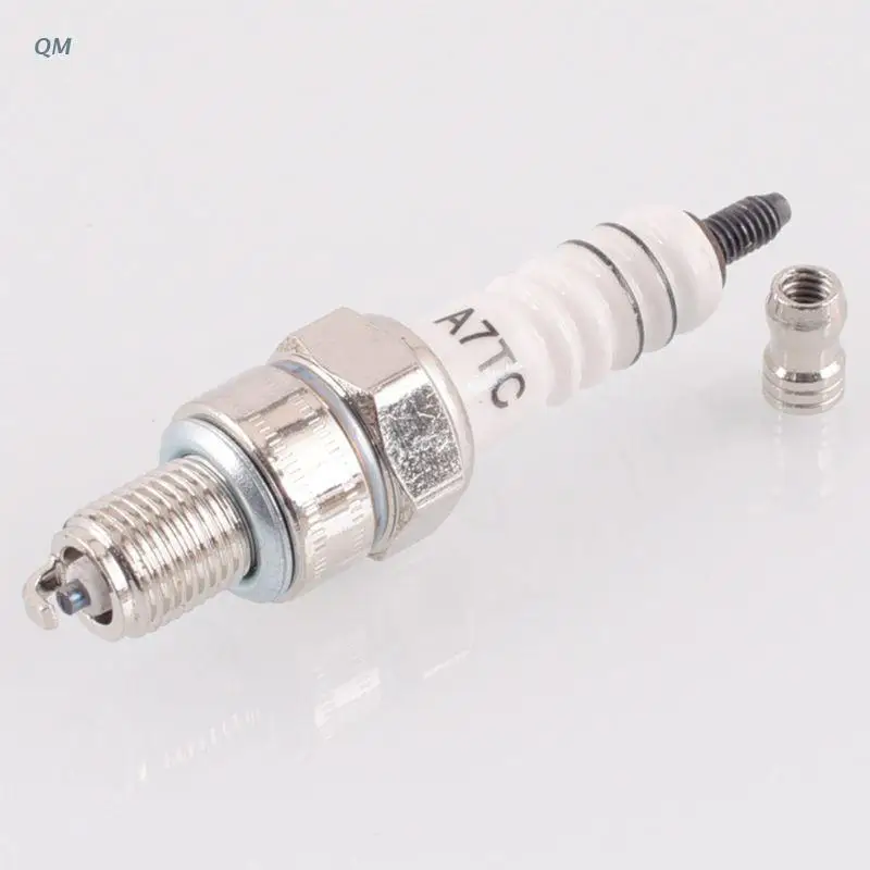 2 шт. Металлическая Свеча зажигания 13MF A7TC 10 мм подходит для мотоцикла мопеда GY6 50cc