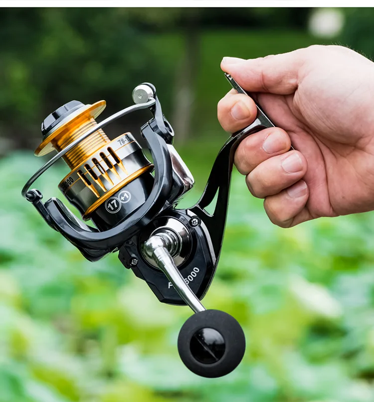 SEAYOU Алюминий сплав Рыболовная катушка макс. 15 кг перетащите морской катер 1000-6000