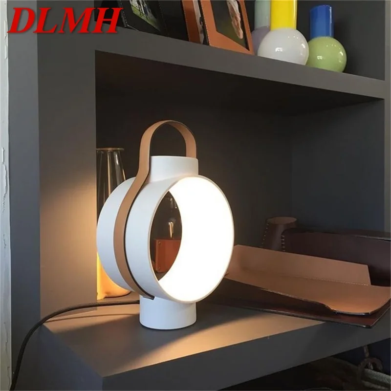

Креативная настольная лампа DLMH в форме барабана, современный Настольный светильник для украшения дома, детской спальни