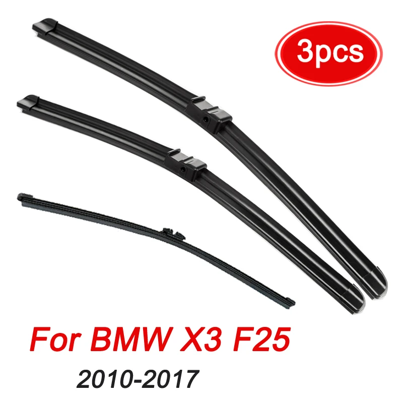 

Щетка Стеклоочистителя LHD Для BMW X3 F25 2010-2020, Передняя И Задняя Щетка Из Натурального Каучука Для Чистки Окон