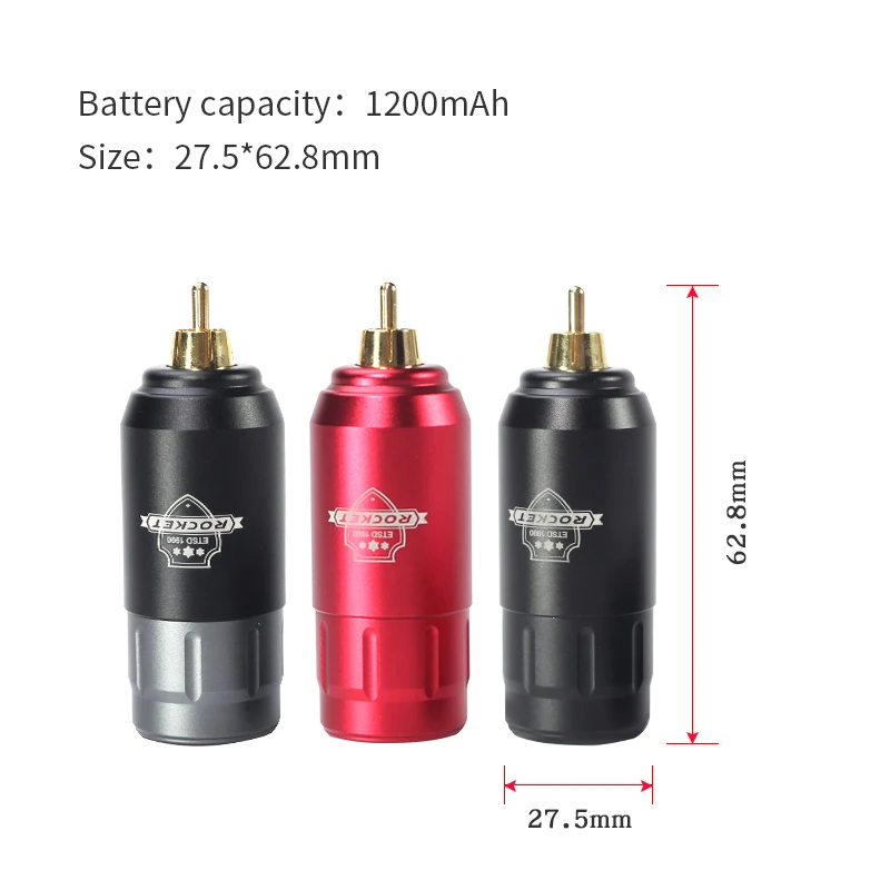 Wireless Tattoo Pen Machine Kit Rocket Mini Power Battery Rotary Short Set with Permanent Makeup Gun Tattoo Power Supply