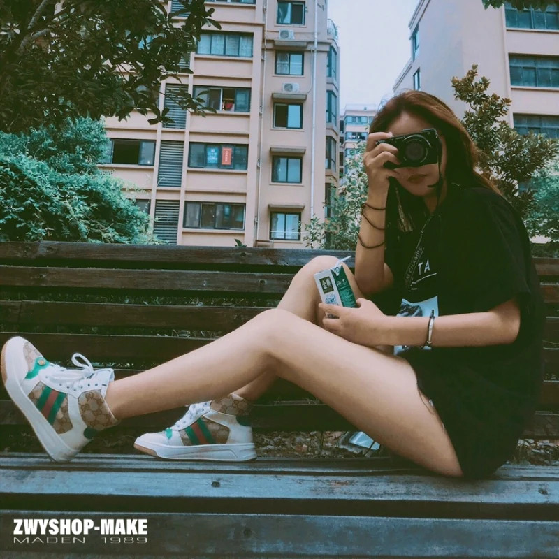 Новые кроссовки Женская обувь Высококачественная из натуральной кожи