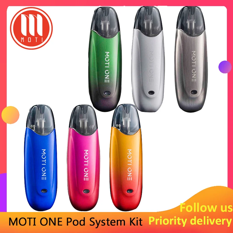 Оригинальная система MOTI One Pod 12 5 Вт комплект с аккумулятором 350 мАч и картриджем 1 85