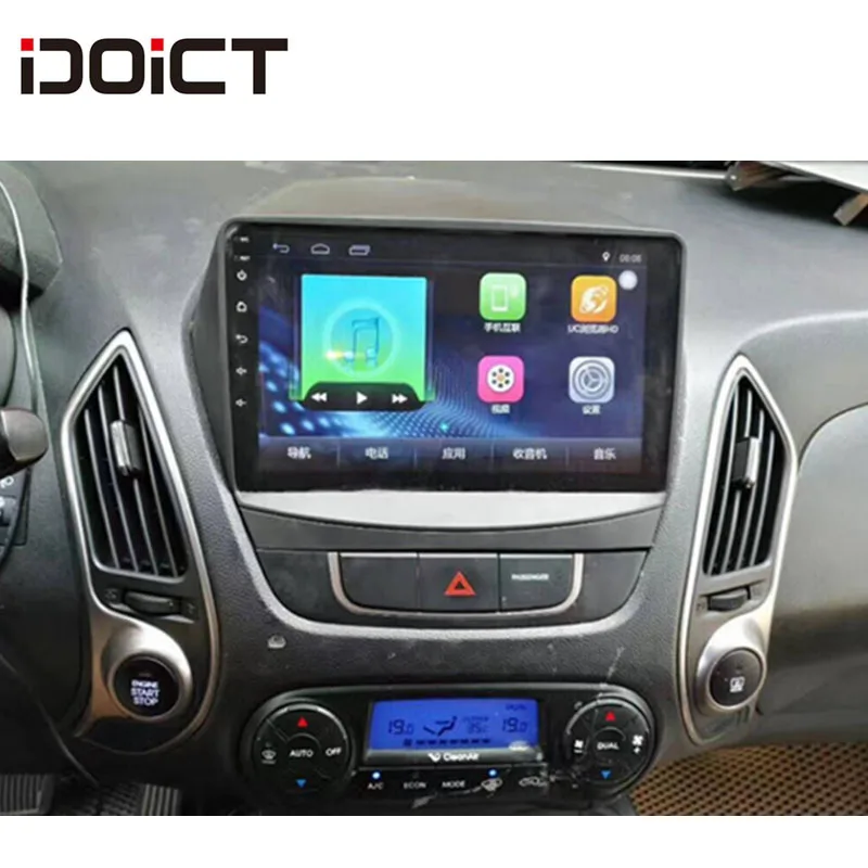 Автомобильный DVD-плеер IDOICT Android 8 1 IPS 2G + 32G GPS навигация Мультимедиа для Hyundai ix35