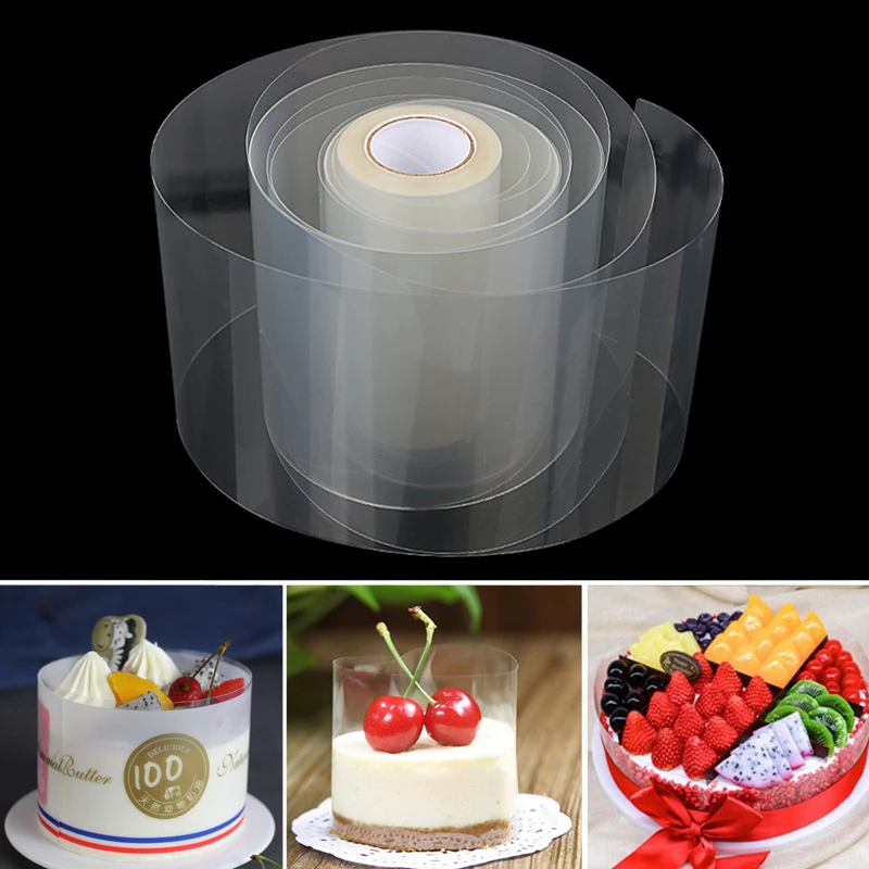 8 дюймов 10 см Прозрачная форма для торта лампочка оборачивания оборачивающаяся