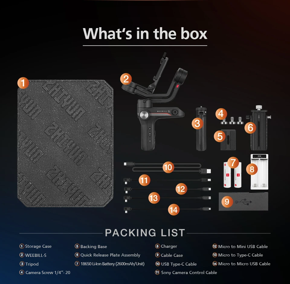 Zhiyun Weebill S/лабораторный кран с 3-осевому гидростабилизатору Камера стабилизатор для sony A7M3 A6500 Panasonic GH4 GH5 беззеркальных цифровых зеркальных VS Ronin Sc кран 2