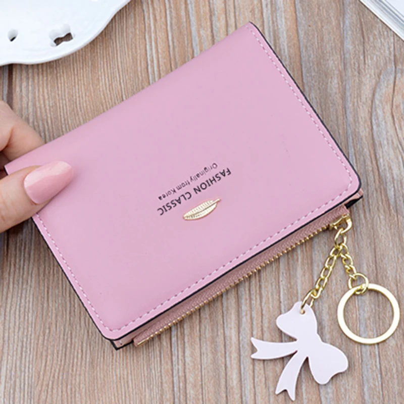 Новые женские короткие кошельки из искусственной кожи кленовый лист держатель