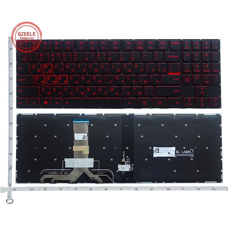 RU Клавиатура с подсветкой для Lenovo Legion Y520 Y520-15IKB Y720 Y720-15IKB R720 R720-15IKB 15IKB 9z.ndkbn. D01 Y530-15