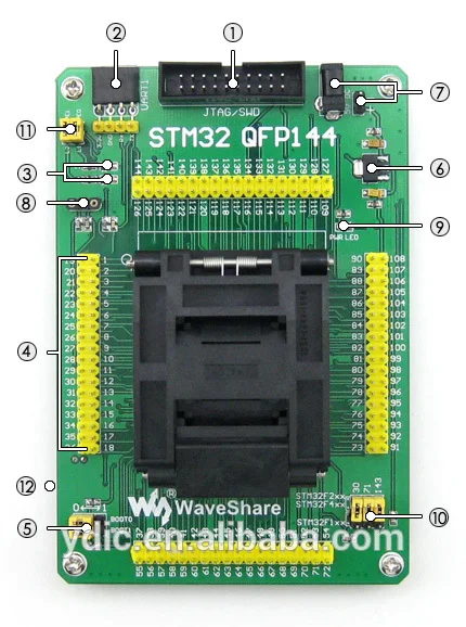 

STM32-QFP144, Programmer Adapter New