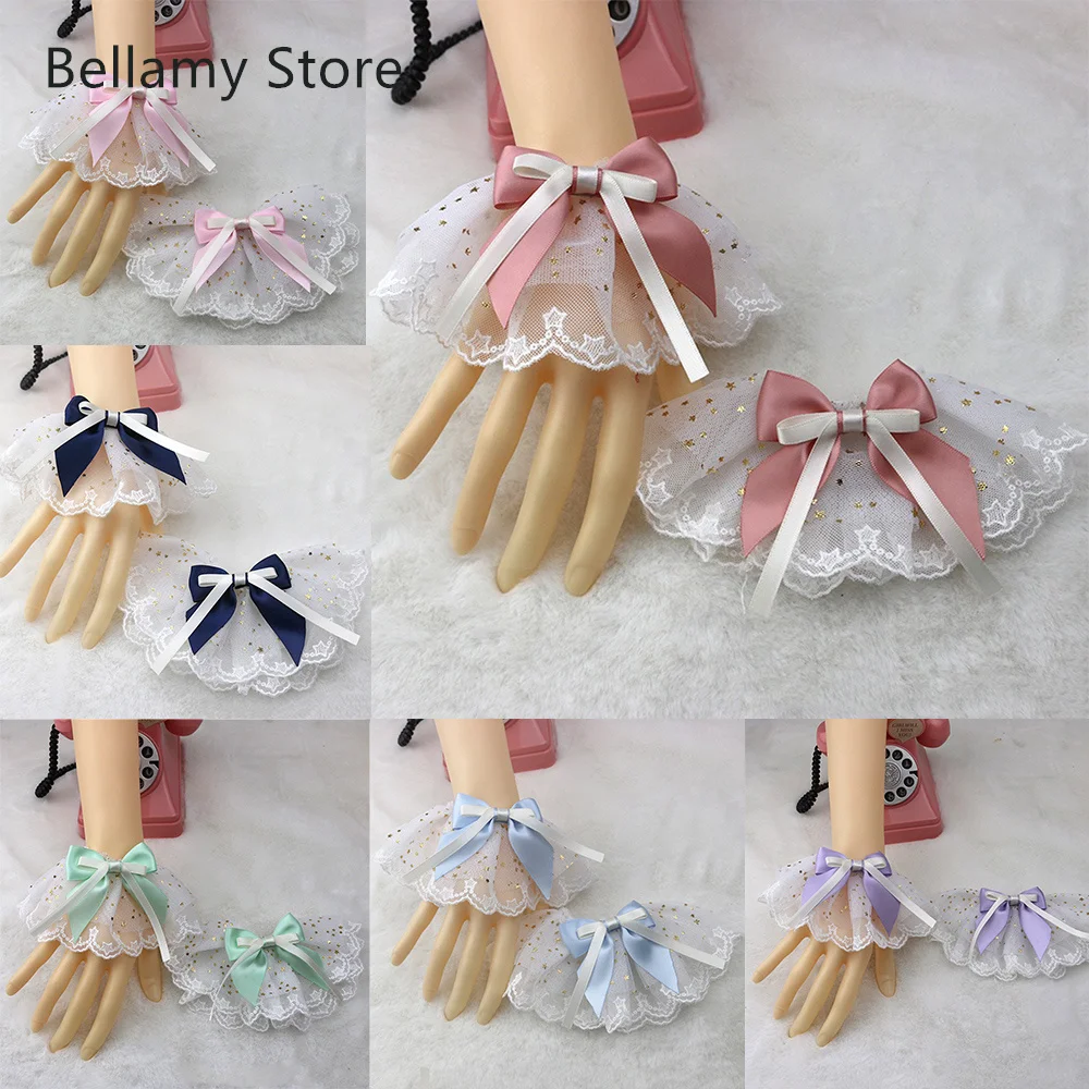 

Lolita hand sleeves are versatile sweet little lace hand accessories
