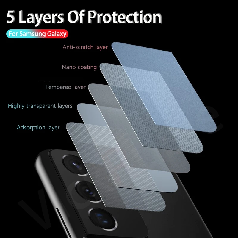 77D Camera Lens Glass For Samsung Galaxy S21 Plus Note 20 Ultra S20 S10 Screen Protector A52 A72 A51 A50 M51 A21 S Tempered Film