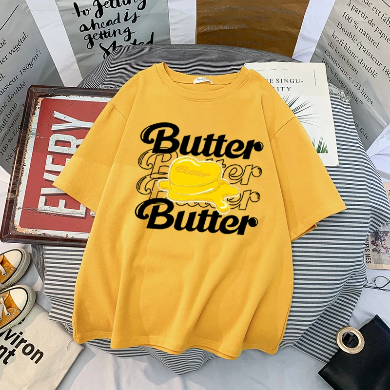 Летняя новая футболка в стиле Харадзюку с изображением альбома масла женская