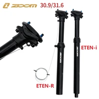 zoom mtb remote control dropper seatpost eten r eten i 30 9 31 6mm height adjustable downhill bike seatpost 100mm travel