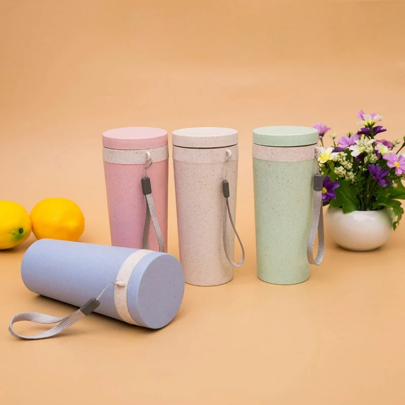 NewWheat соломенная бутылка для воды двухслойная пластиковая портативная