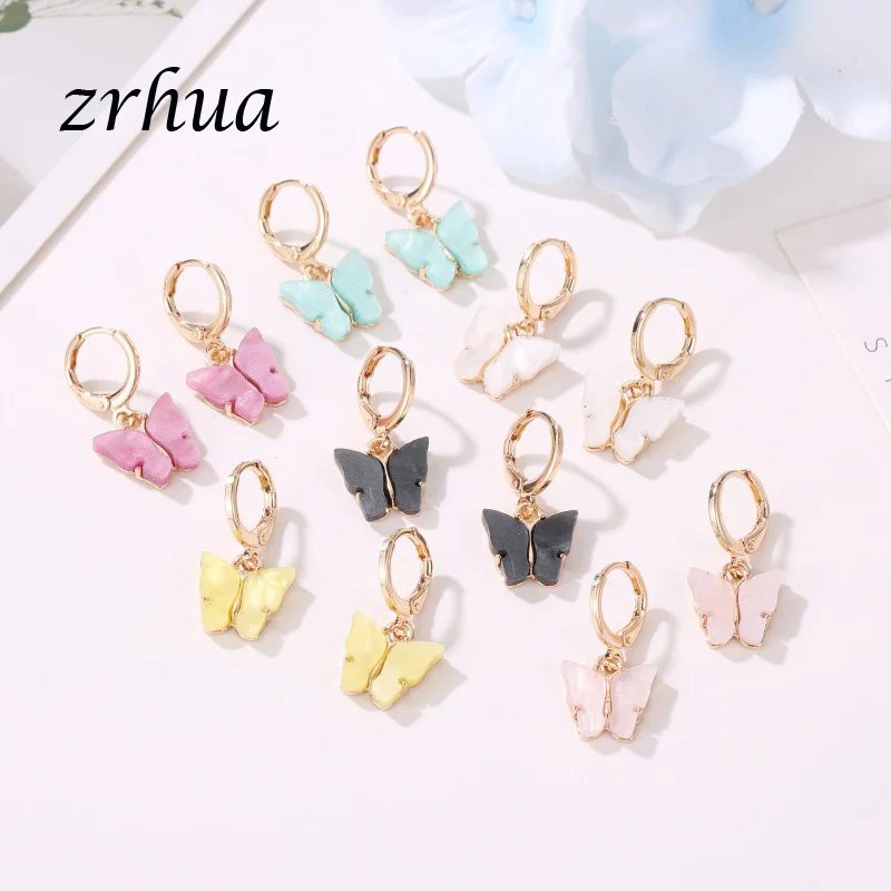 Модные ювелирные изделия ZRHUA 2019 серьги золотого цвета для женщин модные оптовая