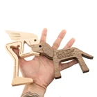 Фигурка человека и собаки настольная Orna деревянная Мужская щенок-модель креативное украшение для дома и офиса подарок милая Прямая поставка