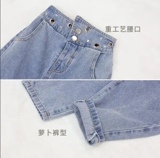 Новинка 2020 года Оптовая продажа Джинсовые шаровары для девочек Модные весенние