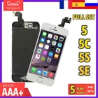 AAA ЖК-дисплей для iPhone 5 5S 5C SE полный набор сенсорный экран дигитайзер сборка Замена Pantalla + фронтальная камера кнопка домой