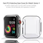 Жесткий прозрачный защитный чехол из поликарбоната, рамка для iwatch Apple Watch Series 2345, 38 мм 42 мм 40 мм 44 мм, Защитное стекло для экрана
