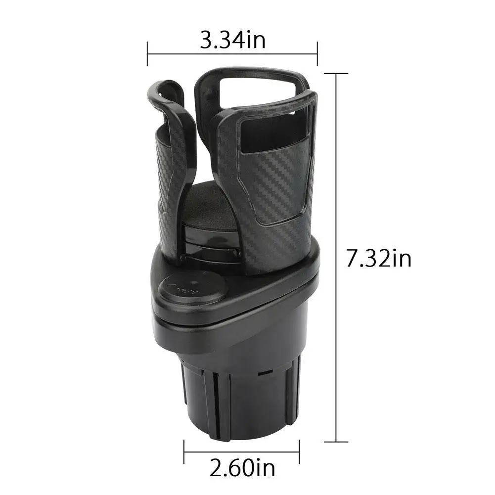 

Adjustable Car Drinking Bottle Holder 360 Degrees Rotatable Water Cup Sunglass Phone Organizer Storage Car Interior Accessories
