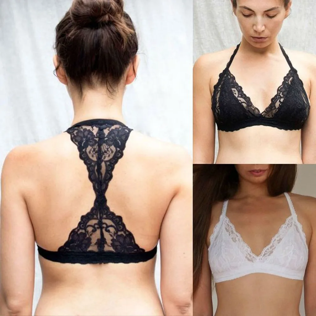 Женский жилет кружевной бюстгальтер без косточек сексуальное нижнее белье с