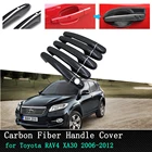 Автомобильные Внешние аксессуары защита дверной ручки углеродное волокно чехол для Toyota RAV4 XA30 2006 2007 2008 2009 2010 2011 2012
