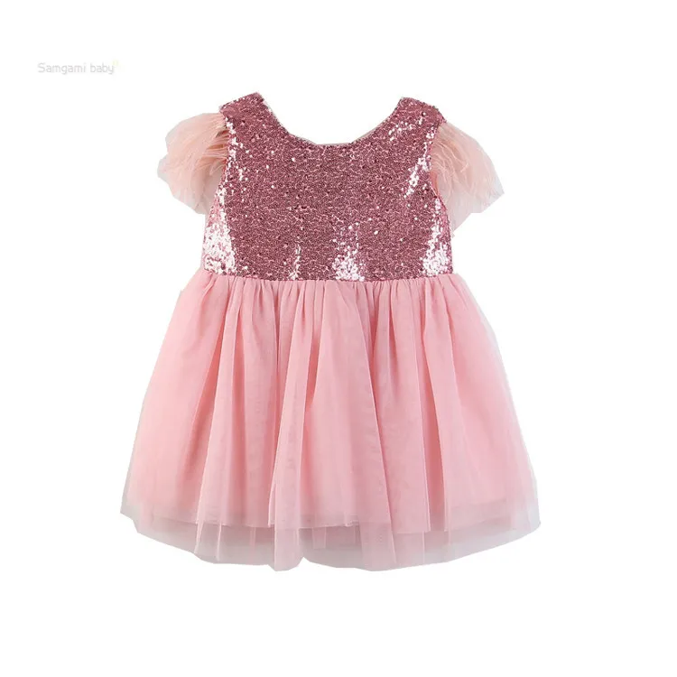 Детская одежда принцессы для маленьких девочек с круглым вырезом без рукавов