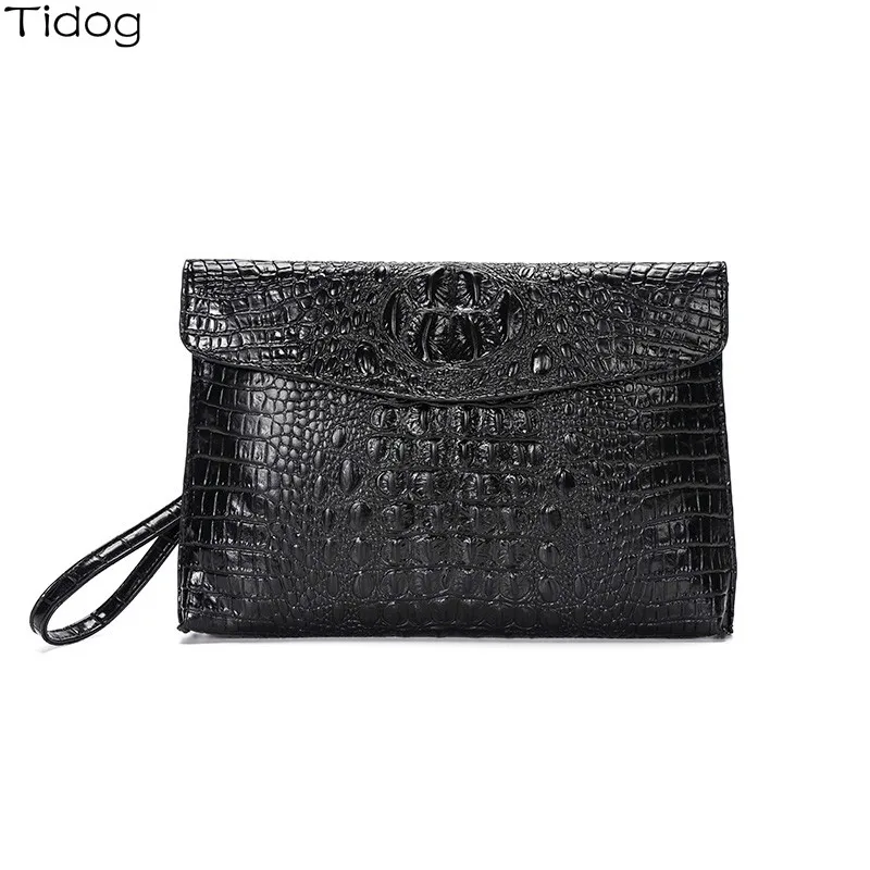 

Tidog Street trend crocodile print men and women clutch bag