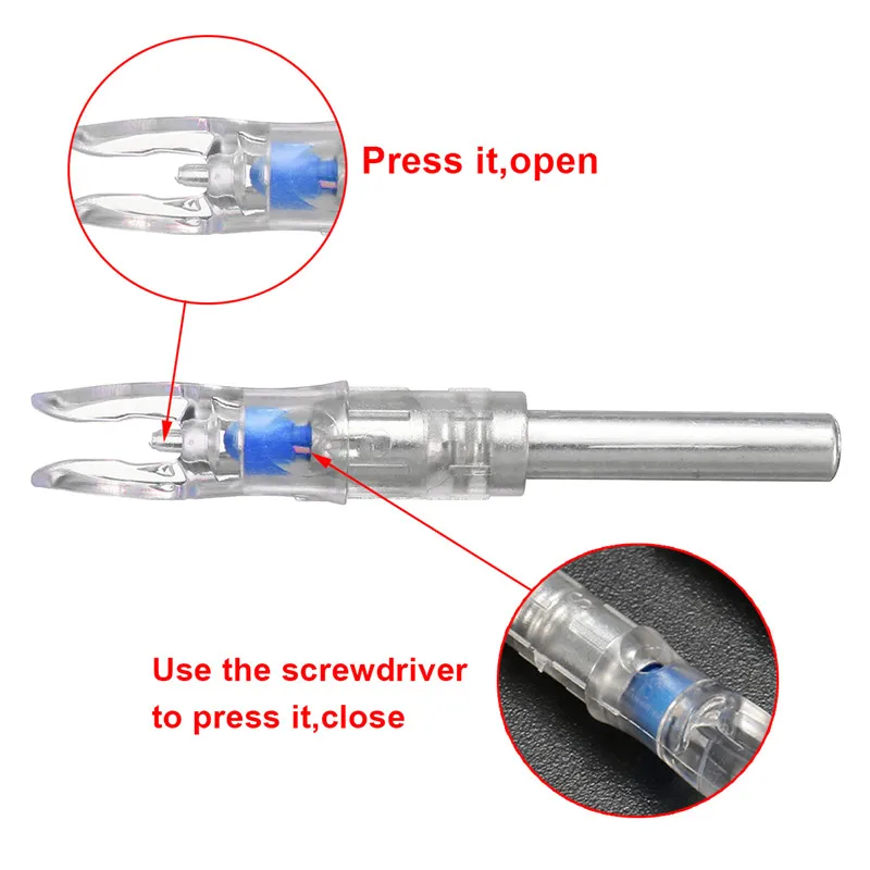 3 шт. стрела Nock автоматически стрел и для стрельбы из лука под открытым освещенный
