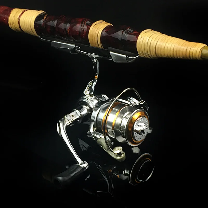 Мини спиннинговое колесо складная ручка рыболовное из цинкового сплава