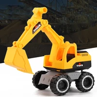 durable high hardness push to slide pull back functional truck toy for parents return truck toy slide bulldozer toys