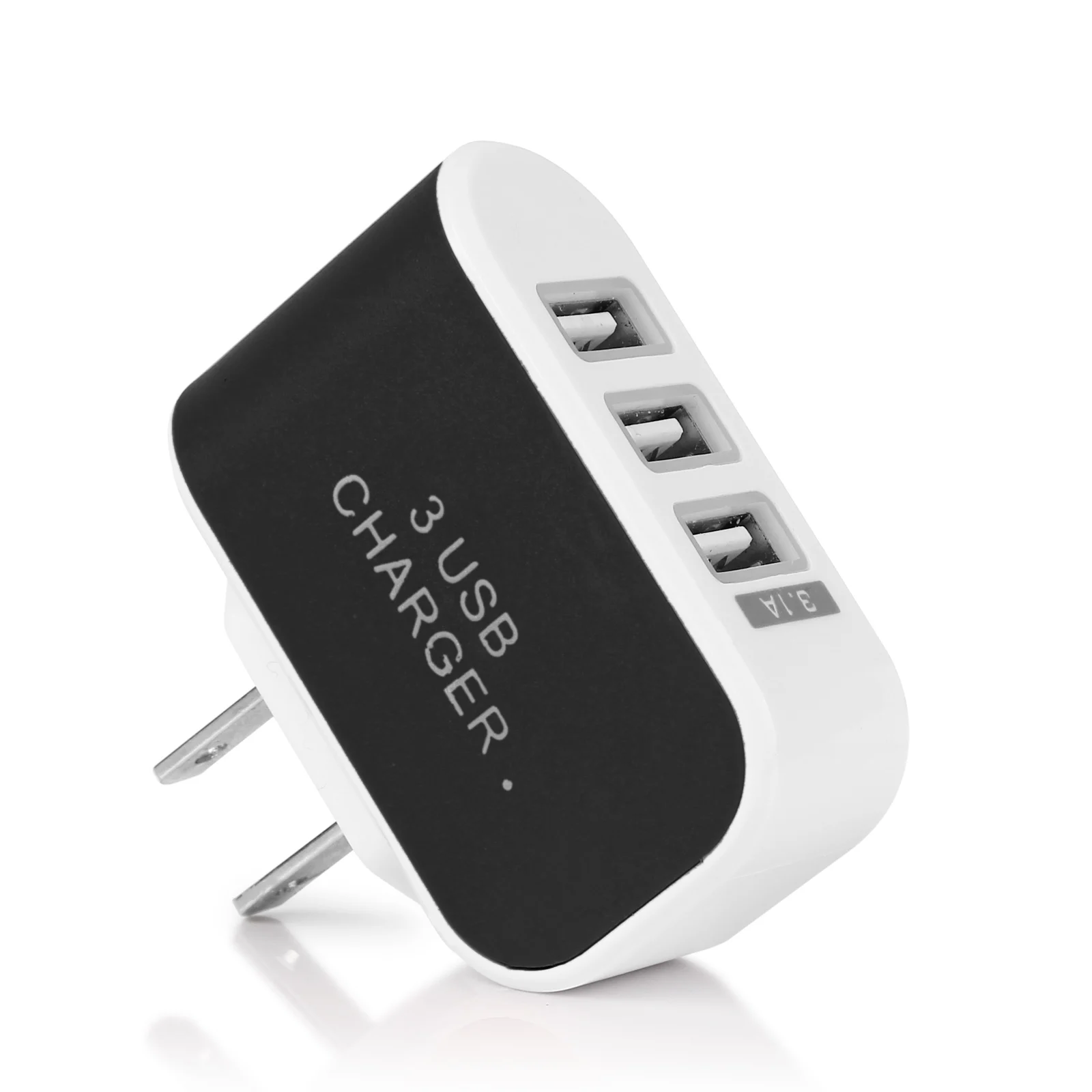 US FORNORM, зарядное устройство Micro USB, 3 порта USB, зарядный адаптер, концентратор, вилка EU, US, для samsung, зарядное устройство для iPhone и всех смартфонов - Тип штекера: US