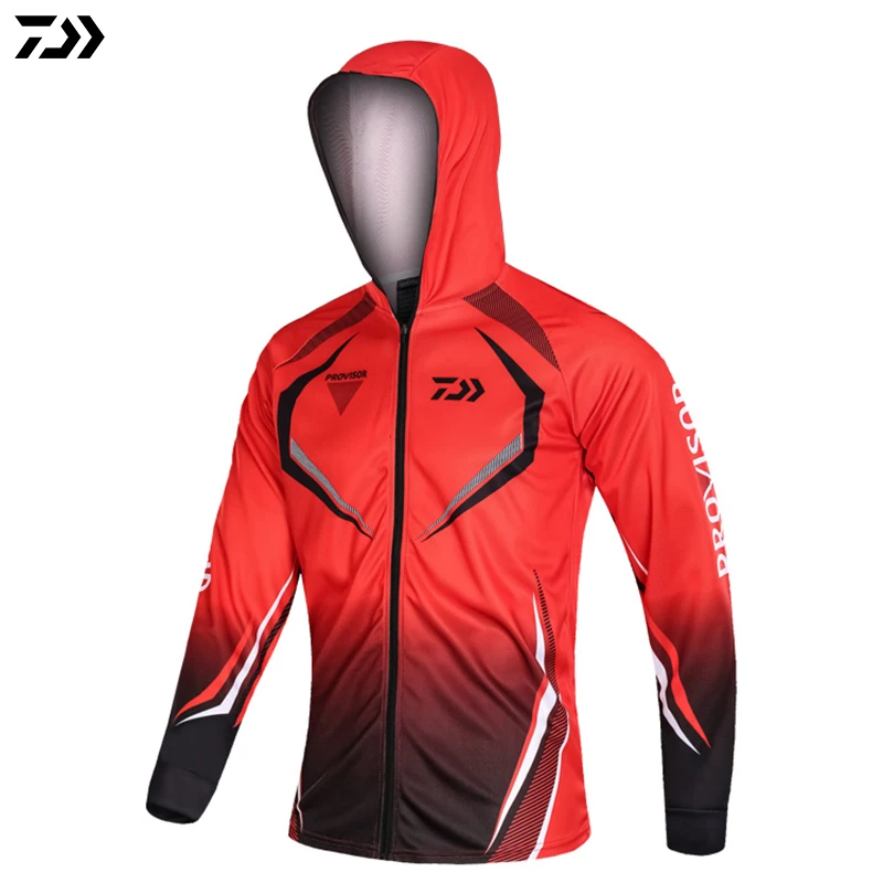 

Daiwa Shirt Fishing Clothing Breathable Hooded Jacket Waterproof Quick-Drying Coat Fishing Shirts For Men Fishing Clothes DAIWA