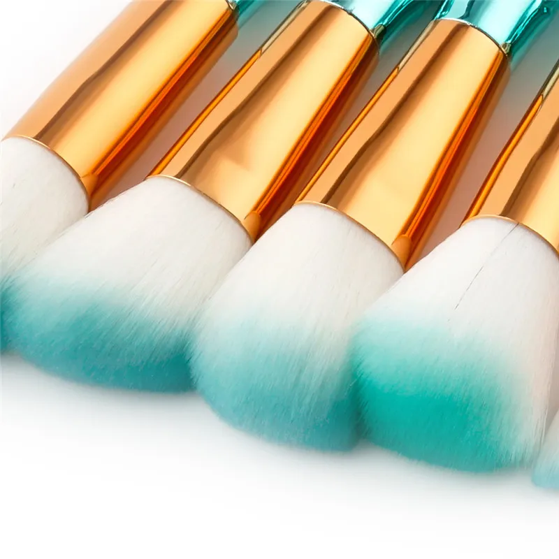 11 шт./компл. кисти для макияжа Красочные бровей Тени век румяна корректор