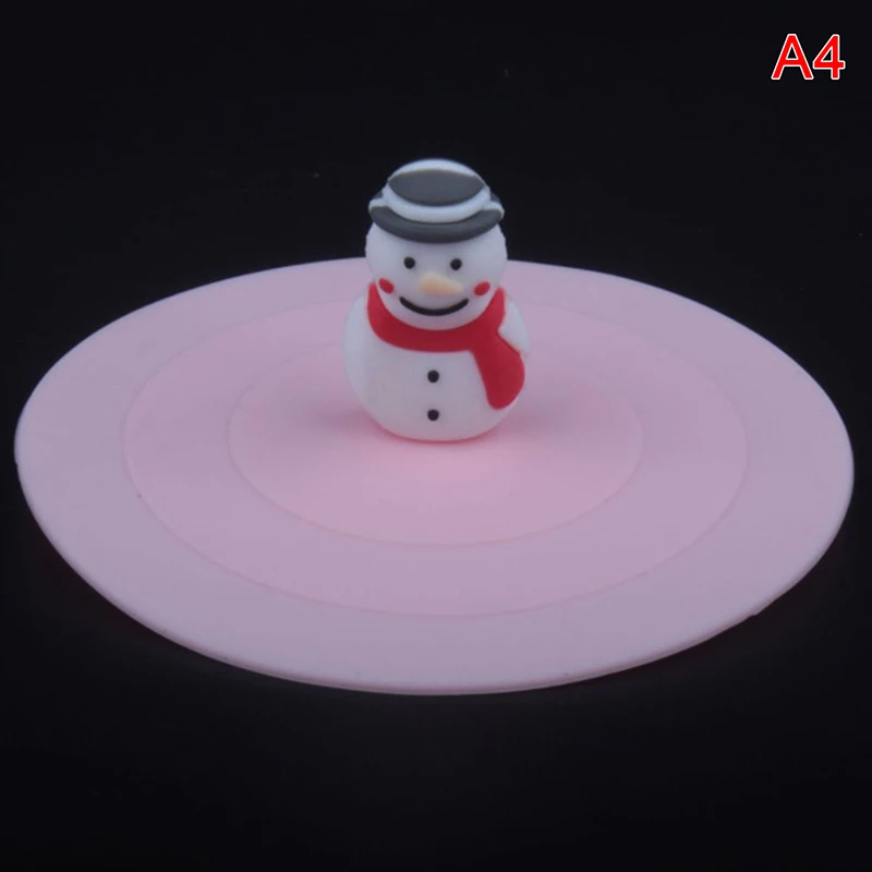 

Transparent Torx Silicone Cup Cover Heat-resistant Leak Proof Cartoon Lid Cartoon Cute and Dustproof Cup Cover